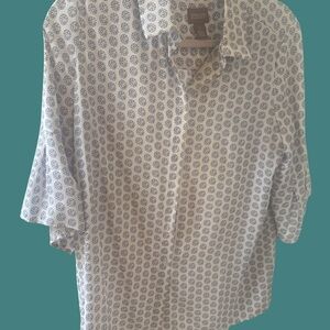 Chico's Black and White Blouse